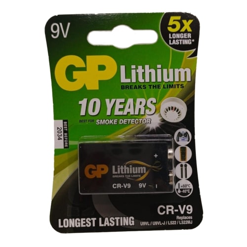 PILA DE LITIO 9V GP