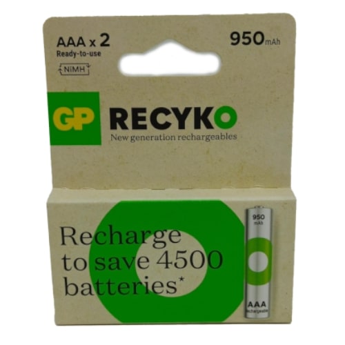 PILA RECARGABLE AAA GP ReCyko 1000mAh