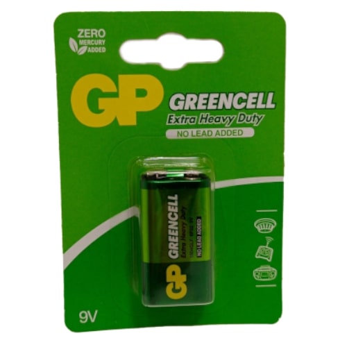 PILA ZINC CARBON 9V(Blister) GP Greencell