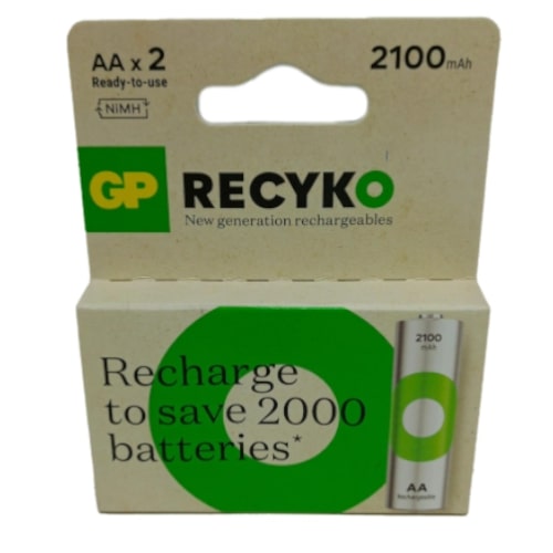 PILA RECARGABLE AA GP ReCyko 2100mAh