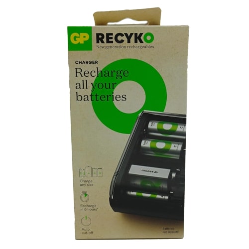 CARGADOR GP + 2 BATERIAS 9V