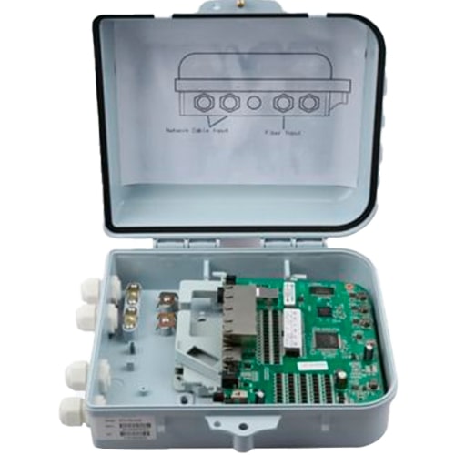 ONU GPON – 8FE con Reverse PoE para exteriores