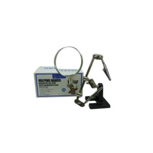🔍 Tercera mano con lupa para soldar (2X)