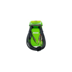 🎼 Cable 3.5mm estéreo a 2 plug 1/4" mono (3m)