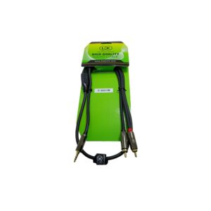 🎼 Cable 3.5mm estéreo a 2RCA macho (Negro)