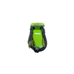 🎙️ Cable 1/4" estéreo a 2 plug 1/4" mono 3m (Negro)