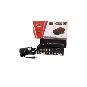 🖥️ Splitter de Audio y Video de 4 Vías