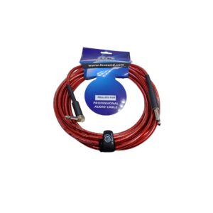 🎸 Cables 1/4" Mono a 1/4" en "L" (3m / 6m / 10m) Rojo