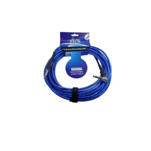 🎸 Cables 1/4" Mono a 1/4" en "L" (3m / 6m / 10m) Azul