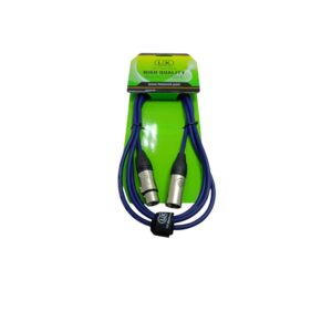 🎙️ Extensiones Cannon (XLR) P-006 3 metros Azul