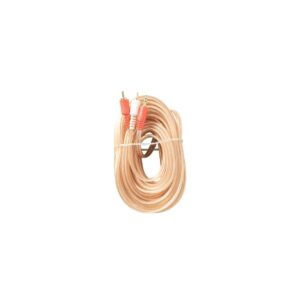 🎼 Cable Diskman Transparente (3.5mm estéreo a 2RCA) | 10M