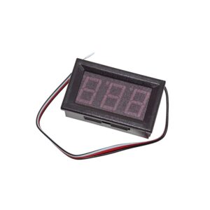 📉 Voltímetro Digital DC (4V - 30V | Azul)