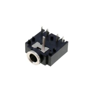 🔌 Jack 3.5mm Stereo para Chasis (5 Pines con Switch)