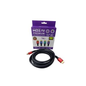 📺 Cables HDMI 2.1 Ultra High Speed (Resolución 8K | Rojo)