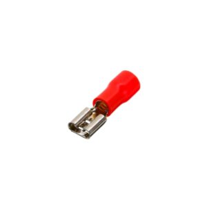 🟡 Terminal Riel Hembra Rojo 22-18AWG (100PCS)